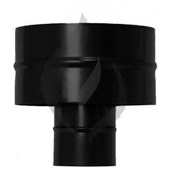 ESTUFA BIOMASA EXTRAPLANA 12KW CLARA NEGRO Y BLANCO