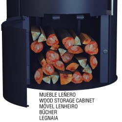 ESTUFA LEÑA REDONDA DOVER-NE