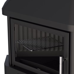 ESTUFA LEÑA CHIMENEA METÁLICA LORCA-R 14 KW