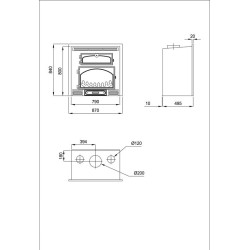 ESTUFA LEÑA INSERTABLE FUNDICIÓN EVEREST